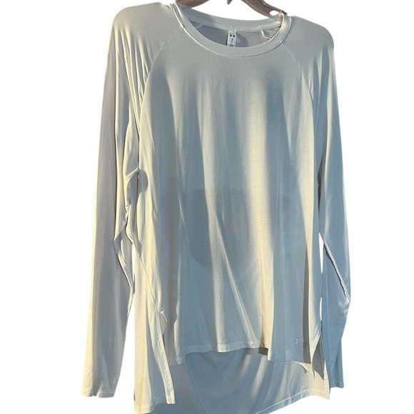 Under Armour Modal WHITE Long Sleeve Cut Out yoga First pic reference only Large - Picture 3 of 7